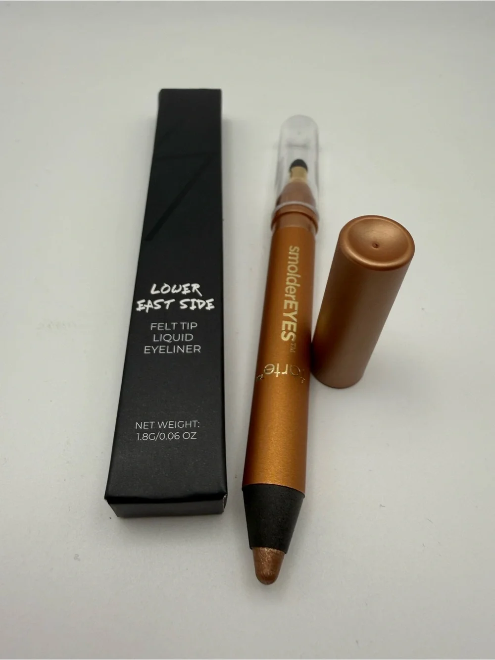 Eye Makeup Bundle: LES Beauty Liquid Eyeliner + Tarte smolderEYES Shadow Liner